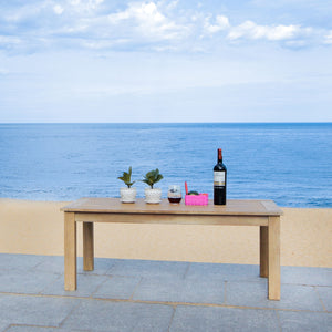 Safavieh Martinique Patio Coffee Table in Natural CPT1014A 889048791541