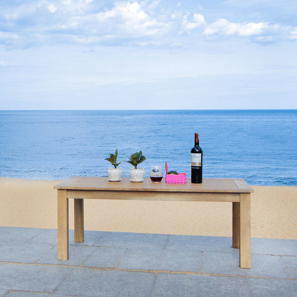 Safavieh Martinique Patio Coffee Table in Natural CPT1014A 889048791541