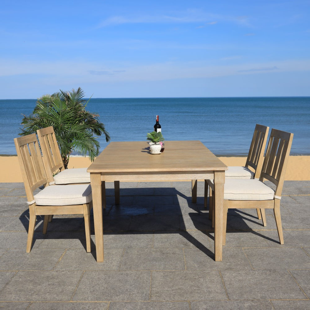 Safavieh Dominica Outdoor Dining Table in Natural CPT1017A 889048791589