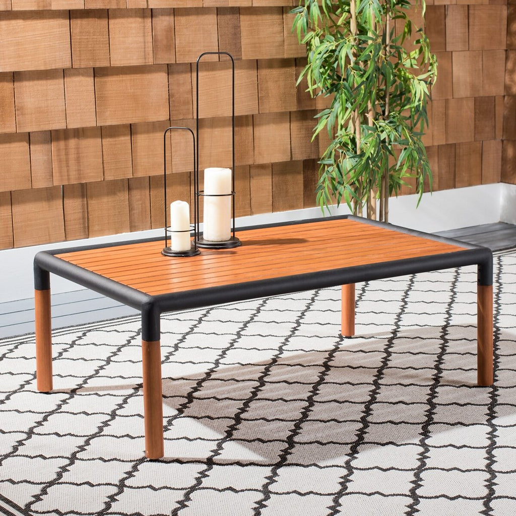 Safavieh Tommy Metal And Wood Patio Coffee Table CPT1029A