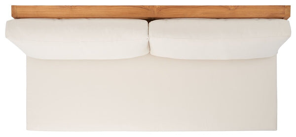 Safavieh Julianne Brazilian Teak Patio Sofa CPT1032A-2BX