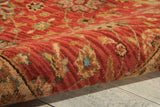 Nourison Living Treasures LI05 Persian Machine Made Loomed Indoor only Area Rug Rust 7'10" x ROUND 99446674784