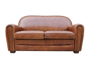 Pasargad Paris Club Genuine Leather Loveseat LOVE-2038-2-PASARGAD
