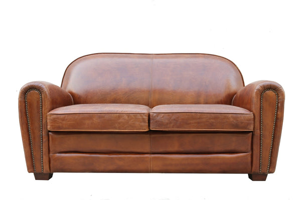 Pasargad Paris Club Genuine Leather Loveseat LOVE-2038-2-PASARGAD