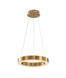 Bethel Gold LED Chandelier in Metal & Acrylic