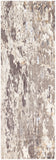 Crescendo CRC-1011 Modern Polyester Rug CRC1011-3392 Camel, Dark Brown, Khaki, Silver Gray 100% Polyester 3'3" x 9'2"