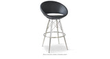 Crescent Mw Stool Black Stainless Steel
