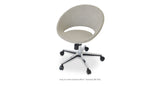 Crescent Office Grey And Cream Camira