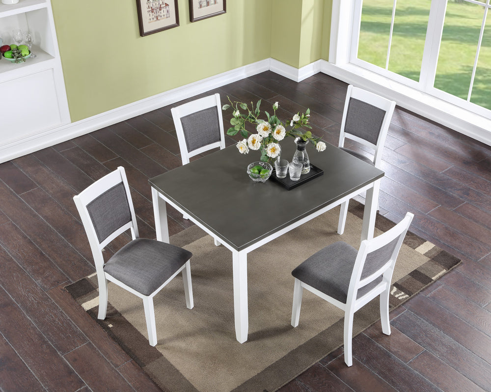 Vilo Home Coastal Crete 5 Piece Dining Set VH155-W VH155-W