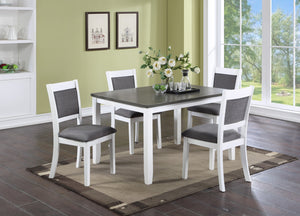 Vilo Home Coastal Crete 5 Piece Dining Set VH155-W VH155-W