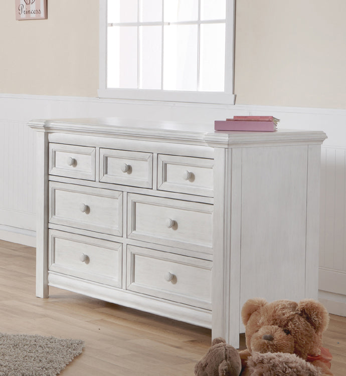 Cristallo Double Dresser: Elegant Vintage Style with Ample Storage, Soft-Closing Drawers & Eco-Friendly Finish