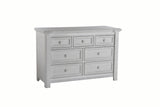 Pali Cristallo Double Dresser Vintage White Acacia, Poplar and Birch Veneer 2206-VW