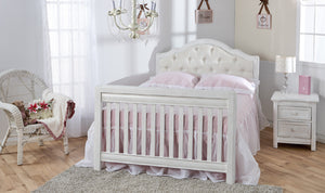 Pali Cristallo Forever Crib Vintage White Acacia, Poplar and Birch Veneer 2200-VW