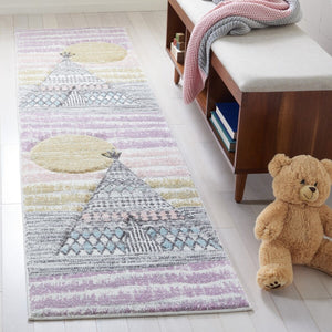 Safavieh Carousel Kids 117 Power Loomed Polyproplyene Pile Kids Rug CRK117F-26