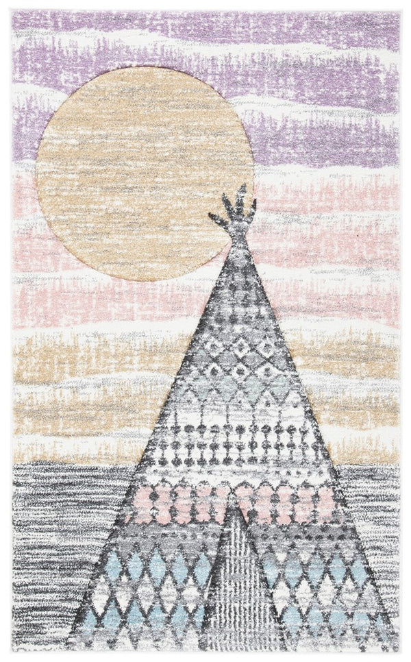 Safavieh Carousel Kids 117 Power Loomed Polyproplyene Pile Kids Rug CRK117F-26