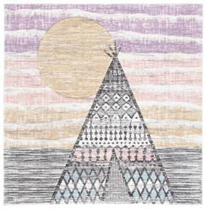 Safavieh Carousel Kids 117 Power Loomed Polyproplyene Pile Kids Rug CRK117F-26