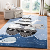 Safavieh Carousel Kids 121 Power Loomed 100% Polypropylene Kids Rug CRK121B-9