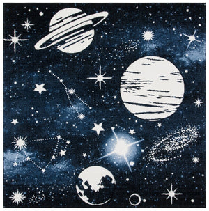 Safavieh Carousel Kids 122 Power Loomed Polyproplyene Pile Kids Rug CRK122M-4SQ