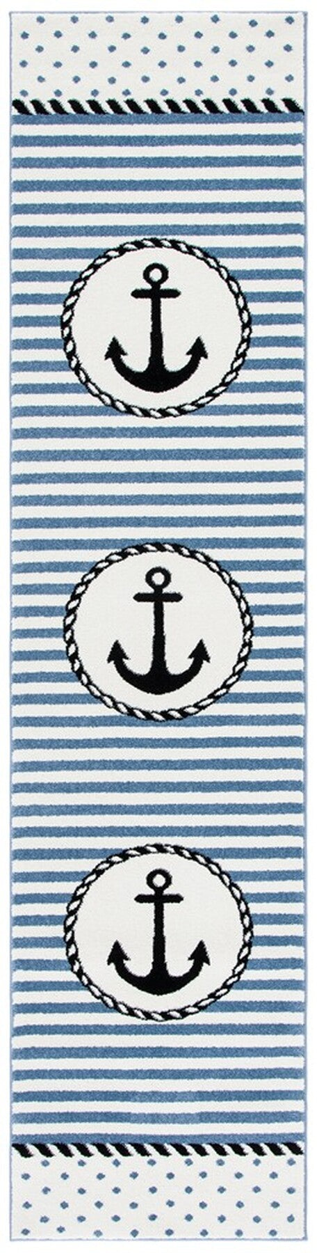 Safavieh Carousel Kids 124 Power Loomed 100% Polypropylene Kids Rug CRK124A-8SQ