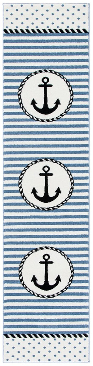 Safavieh Carousel Kids 124 Power Loomed %100 PP FRISEE Kids Rug CRK124A-5SQ