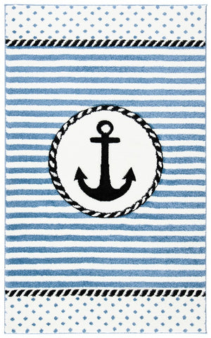 Safavieh Carousel Kids 124 Power Loomed Polyproplyene Pile Kids Rug CRK124A-9