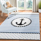 Safavieh Carousel Kids 124 Power Loomed %100 PP FRISEE Kids Rug CRK124A-5SQ