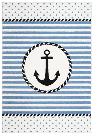 Safavieh Carousel Kids 124 Power Loomed Polyproplyene Pile Kids Rug CRK124A-9