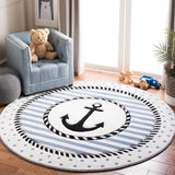 Safavieh Carousel Kids 124 Power Loomed %100 PP FRISEE Kids Rug CRK124A-5SQ