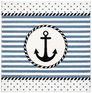 Safavieh Carousel Kids 124 Power Loomed %100 PP FRISEE Kids Rug CRK124A-5SQ