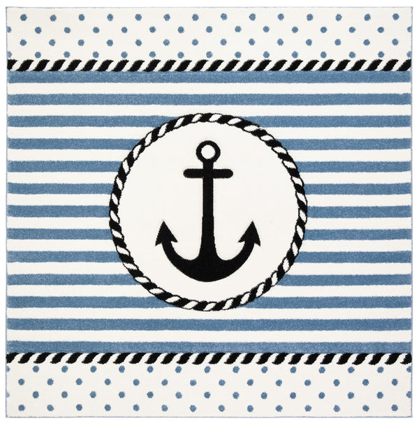 Safavieh Carousel Kids 124 Power Loomed %100 PP FRISEE Kids Rug CRK124A-5SQ