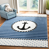 Safavieh Carousel Kids 124 Power Loomed %100 PP FRISEE Kids Rug CRK124N-5SQ