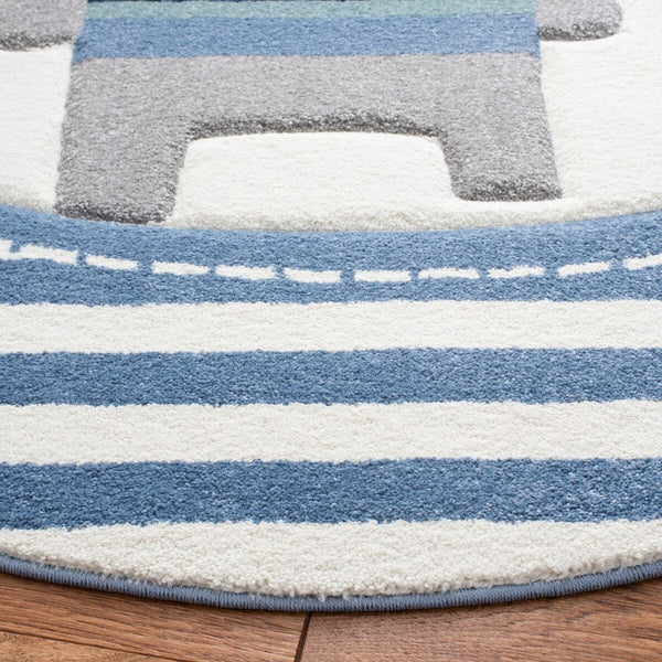 Safavieh Carousel Kids 126 Power Loomed 100% Polypropylene Kids Rug CRK126A-8
