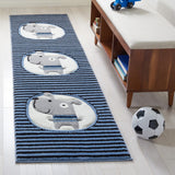 Safavieh Carousel Kids 126 Power Loomed Polyproplyene Pile Kids Rug CRK126N-7R