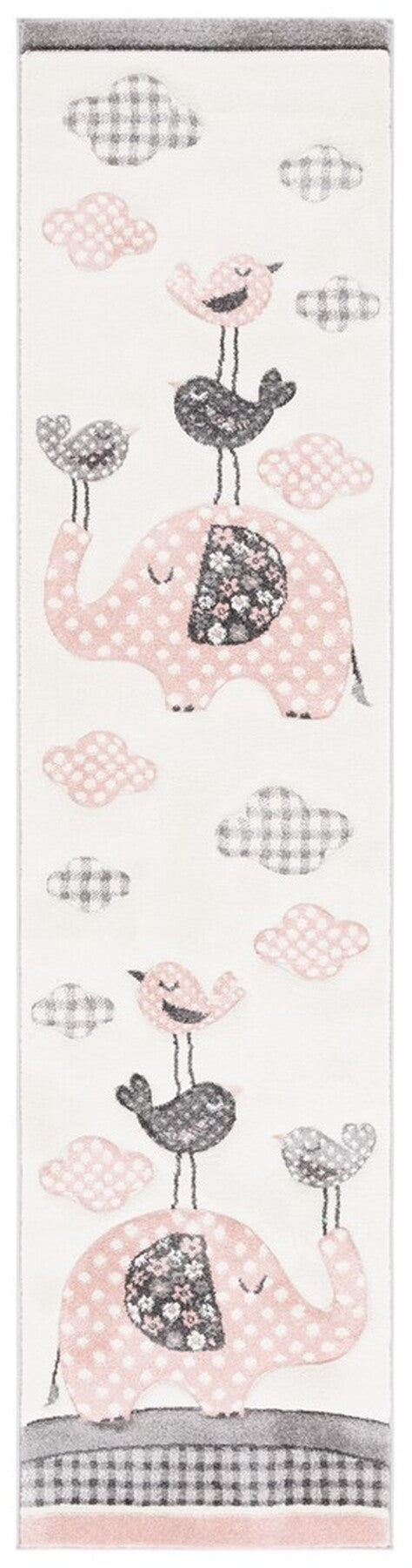 Safavieh Carousel Kids 127 Power Loomed %100 PP FRISEE Kids Rug CRK127P-5SQ