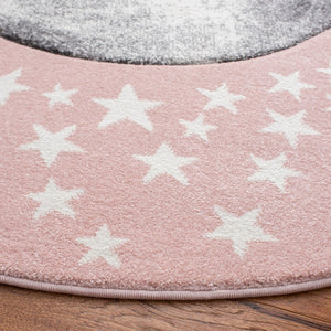 Safavieh Carousel Kids 135 Power Loomed 100% Polypropylene Kids Rug CRK135U-8