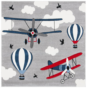 Safavieh Carousel Kids 137 Power Loomed 100% Polypropylene Kids Rug CRK137F-9