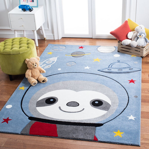 Safavieh Carousel Kids 140 Power Loomed 100% Polypropylene Kids Rug CRK140M-7SQ