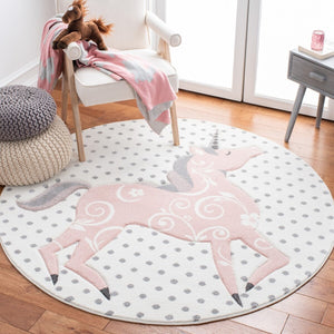 Safavieh Carousel Kids 163 Power Loomed 100% Polypropylene Kids Rug CRK163B-8