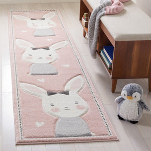 Safavieh Carousel Kids 166 Power Loomed 100% Polypropylene Kids Rug CRK166P-8SQ