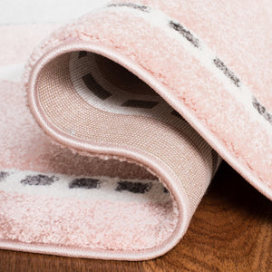 Safavieh Carousel Kids 166 Power Loomed %100 PP FRISEE Kids Rug CRK166P-5SQ