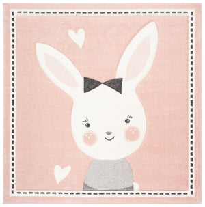 Safavieh Carousel Kids 166 Power Loomed 100% Polypropylene Kids Rug CRK166P-8SQ