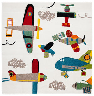 Safavieh Carousel Kids 167 Power Loomed 100% Polypropylene Kids Rug CRK167A-8