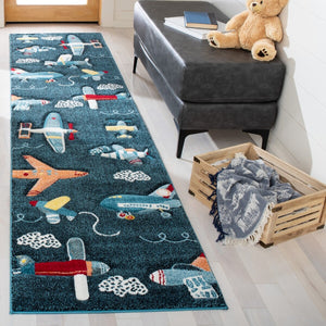 Safavieh Carousel Kids 167 Power Loomed 100% Polypropylene Kids Rug CRK167N-9