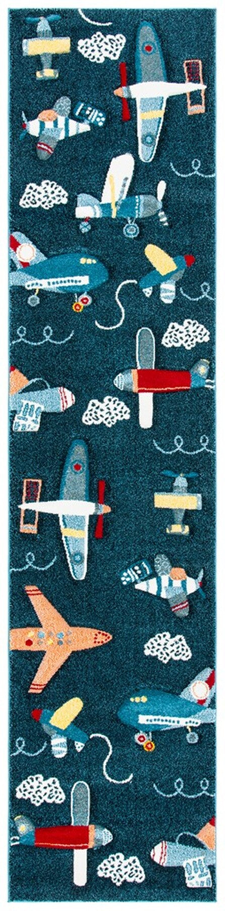 Safavieh Carousel Kids 167 Power Loomed 100% Polypropylene Kids Rug CRK167N-9