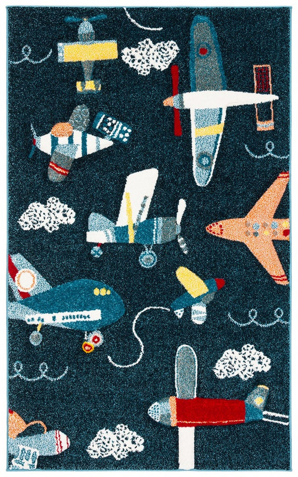 Safavieh Carousel Kids 167 Power Loomed Polyproplyene Pile Kids Rug CRK167N-8