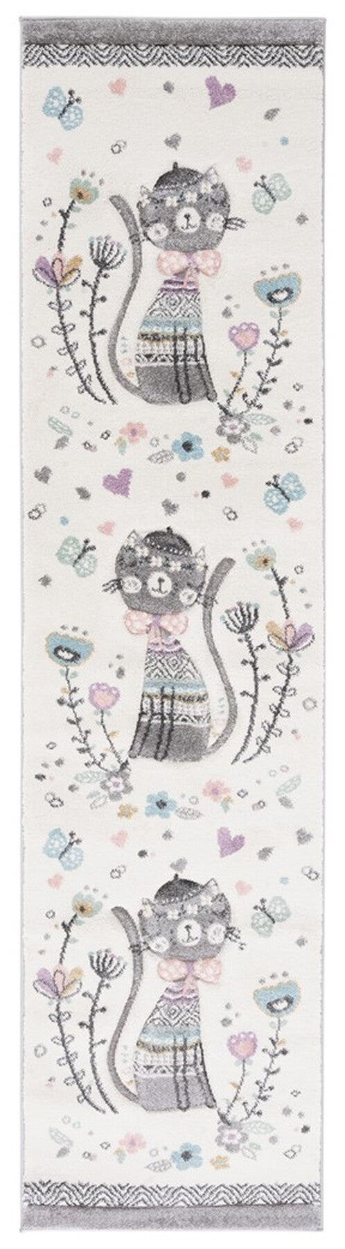 Safavieh Carousel Kids 187 Power Loomed %100 PP FRISEE Kids Rug CRK187A-5SQ