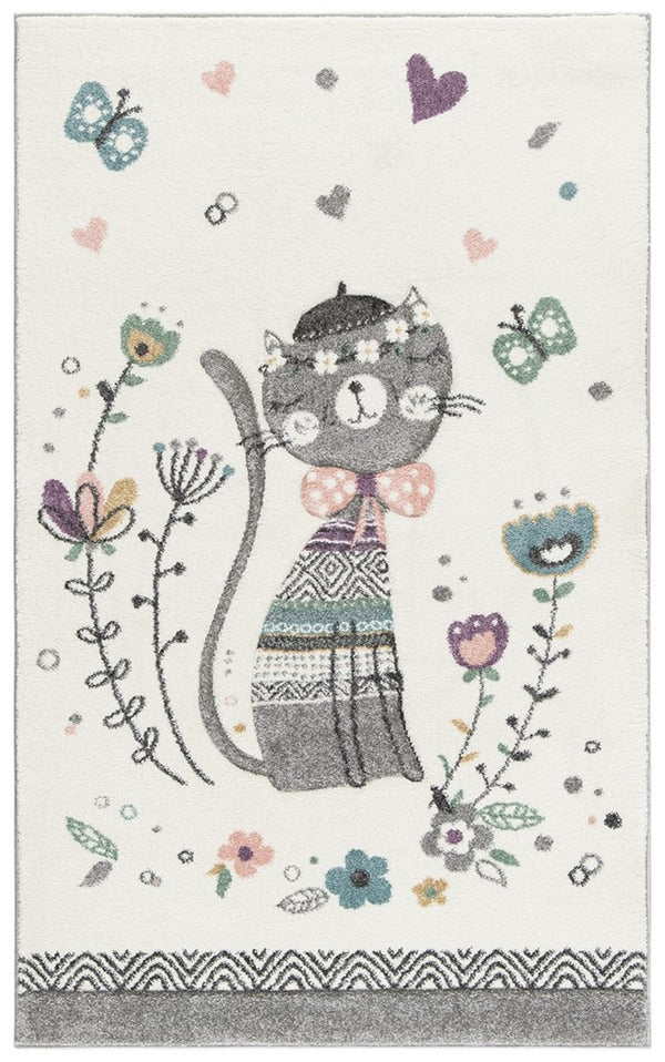 Safavieh Carousel Kids 187 Power Loomed %100 PP FRISEE Kids Rug CRK187A-5SQ