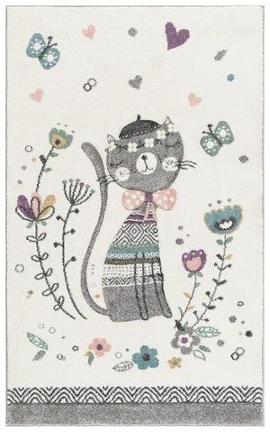 Safavieh Carousel Kids 187 Power Loomed Polyproplyene Pile Kids Rug CRK187A-4SQ