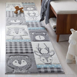 Safavieh Carousel Kids 188 Power Loomed %100 PP FRISEE Kids Rug CRK188B-5SQ