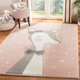 Safavieh Carousel Kids 191 Power Loomed %100 PP FRISEE Kids Rug CRK191P-5SQ